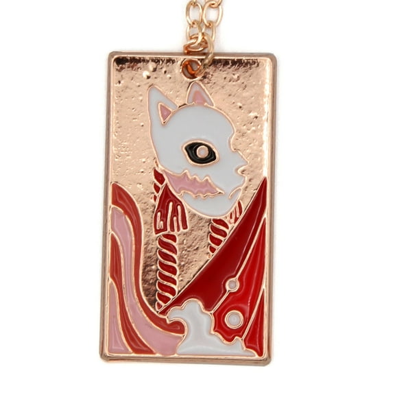 Sabito Fox Mask Hanafuda - Demon Slayer Necklace Pendant