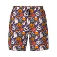 thumbnail image 4 of Lsque Mens Swim Trunks Pumpkin And Flying Bat1 Pattern - Bathing Suit Compression Liner - Beach Swim Shorts Swimwear - (S-3XL) - Stretch Quick Dry -, 4 of 9