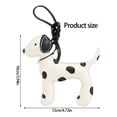 thumbnail image 5 of YIEMEEN Adorable Dotted Canine Keyring Soft PU Material Bag Hanging Accessory Phone Charm Perfect For Gifts And Daily Use, 5 of 10