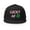 Black, variant on Lucky AF White and Pink Type St Patrick's Day Trucker Hat, White and Green Type Embroidery (Kelly/ White/ Kelly)