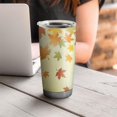 thumbnail image 4 of 20oz Tumblers Fall Leaves Stainless Steel Vacuum Insulated Double Wall Travel Tumbler Cups Mug with Lid and Straw,Cleaning Brush for Cold & Hot Drinks, 4 of 7
