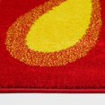 thumbnail image 3 of Ladole Rugs Turkish Floral Pattern Soft Stylish Machine Made Kids Area Rug Carpet in Red and Cream, 4x6 (3'11" x 5'7", 120cm x 170cm), 3 of 6