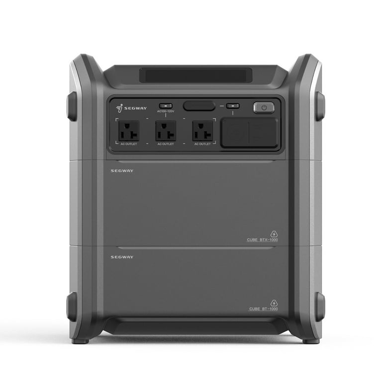 Segway Portable Power Station Cube 2000, 2200W AC Outlets, 2048Wh