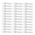 thumbnail image 4 of HORIALENCE 50 Pcs Crochets Lourds en Acier Inoxydable Argenté pour Cadres Photo Muraux Fermes et Stables, 4 of 8