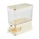 thumbnail image 1 of Cubo dispensador de alimentos para el hogar, contenedor para almacenar granos, dispensador de alimentos, cereales Blanco, 1 of 9