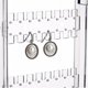 thumbnail image 2 of Organizador de joyas de acrílico plegable - Almacena 120 pares de aretes - Almacenamiento de aretes, pulseras y collares de 5 niveles y 4 paneles - Expositor transparente para almacenamiento de joyas, 2 of 4