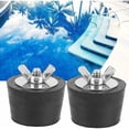 thumbnail image 4 of Tapones de invernaje para piscinas, tapón de gel de expansión de goma para tuberías de piscinas, spas, accesorios de invierno, mantenimiento de 1,5 pulgadas, 2 piezas, 4 of 5