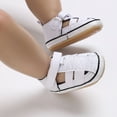thumbnail image 5 of MEZZALL Summer Children Shoes Girls Boys Sandals Hollow Upper Design Breathable Comfortable Hook Loop Easy To Wear Leisure Footwear, White, 0-6 Months, 5 of 7