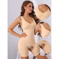 thumbnail image 3 of DARING DIVA V Neck Butt Lifter Full Body Shaper Slimmer Jumpsuit L Beige, 3 of 6