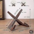 thumbnail image 4 of Plate Holder Display Stand - 6.5 Inch Picture Frame Stand, Wooden Display Stand for Book, Photo, Decorative Plate Women, 4 of 5
