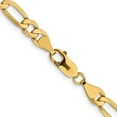 thumbnail image 3 of 14K Yellow Gold Figaro Chain Styles Necklace 6.00 mm Flat 24 inch 6, 3 of 4