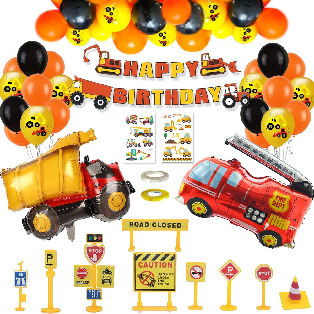 Construction Birthday Party Supplies Dump Truck Party Decorations Kits