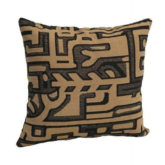Blazing Needles 9910-S1-ZP-ID-034 Soft Woven Tapestry Indoor Throw Pillows, Kilimanjaro