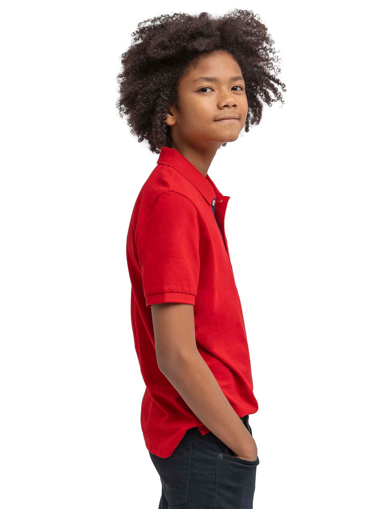 U.S. Polo Assn. Boys Pique Polo Shirt, Sizes 4-18
