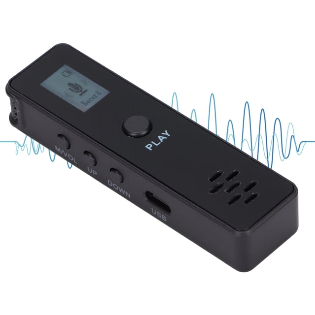 Voz Digital Voice Recorder Reducción De Ruido De La Pantalla Estéreo Audio Dispositivo De Grabación Con Reproductor De MP3