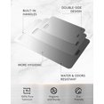 thumbnail image 3 of Titanium Cutting Board Set of 3, 100% Pure Titanium Cutting Boards for Kitchen, Dishwasher Safe, Non Toxic Chopping Board, Hygiene and Durability for Meat, Fruit, and Vegetables (3pcs), 3 of 5