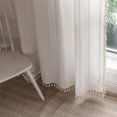thumbnail image 1 of Cortinas de ventana BCLBUSTE Boho semiopacas, 2 paneles, 210 x 132 cm, 1 of 8