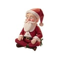 thumbnail image 3 of Estatua de resina BLESIY Adornos navideños de Papá Noel figuras navideñas en miniatura, 3 of 8