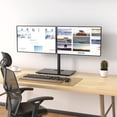 thumbnail image 3 of Soporte Doble Monitor WALI Vidrio Ajustable hasta 27 Pulgadas, 3 of 7