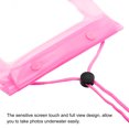 thumbnail image 4 of Unique Bargains Waterproof Protection Cover Bags Mobile Phone Pouch, Pink 2 Pack, 4 of 5