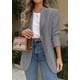 thumbnail image 3 of Blazer PRETTYGARDEN 2025 para mujer, casual, de negocios, color gris, 3 of 6