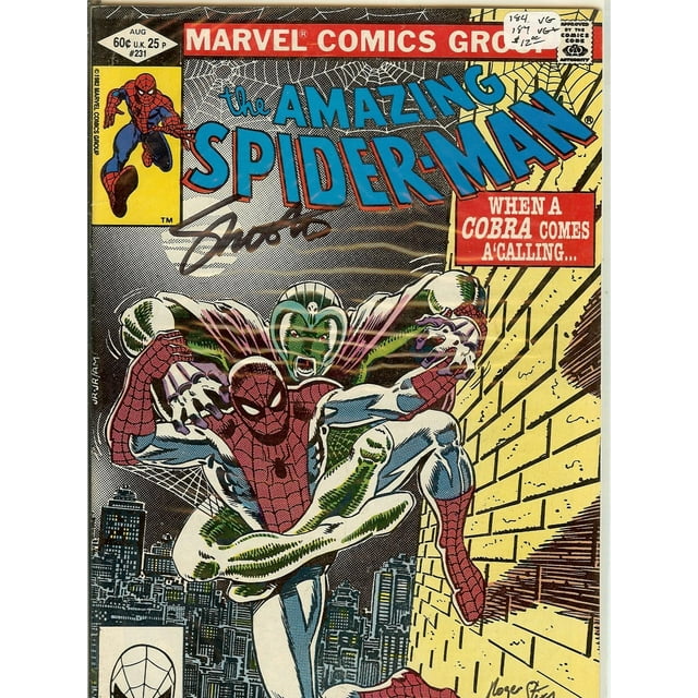 Signed 2x Amazing Spider-Man #231 Jim Shooter Roger Stern VF