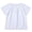 White, variant on Bxsruta Girls' Soft and Breathable Short Sleeve T-Shirt, 100% Polyester Round Neck Top for Everyday Casual Wear