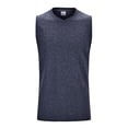 thumbnail image 3 of YUHAOTIN Mens T-Shirts Graphic Tees Vintage 90S Mens Summer Knitted Ribbed Fitness Slim Fitted Long T Shirts Sleeveless Vest Tee Tops Heavyweight T Shirts for Men Graphic Mens T-Shirts Graphic Tees, 3 of 7