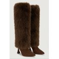 thumbnail image 2 of Women's Faux Fur Pointed Toe Spool Heel Boots, 2 of 6