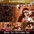 thumbnail image 2 of Fairy Lights MAY CLAFFY, 100 LED, 10 m, alimentación por USB, 8 modos, blanco cálido, 2 of 7
