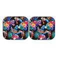 thumbnail image 4 of Picia Tropical Palm Leaves 2 Piece Car Windshield Sun Shade Foldable | Foldable Sun Shield for Front Window Blocks UV Rays and Keeps Your Vehicle Cool-Medium, 4 of 7