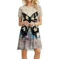 thumbnail image 2 of Vestido de verano para mujer, vestido informal con manga larga, vestido largo Fridja qw1874, 2 of 6