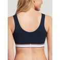 thumbnail image 2 of Jockey Women's Retro Stripe Bralette, Really Navy, Small, 2 of 2