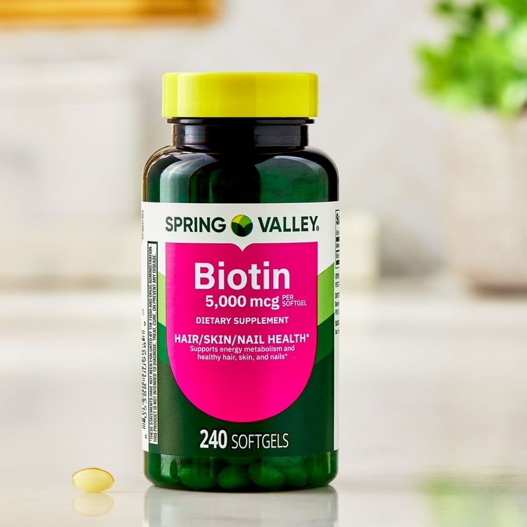 【コーウィン様用】AZYLYA / Sweet Cerebral Destruc Spring Valley Biotin Dietary Supplement Softgels for Hair