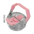 thumbnail image 3 of Craetive Replacement Plastic Cup Lid With Handle Spill Proof For 30oz Tumblers Flicks Straw Sealing Covers, 3 of 8