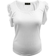 Susie Rose - Juniors Plus Ruched Sleeve Top