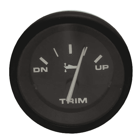 Teleflex Boat Trim Gauge 59647 | Hurricane Black 2 Inch Yamaha