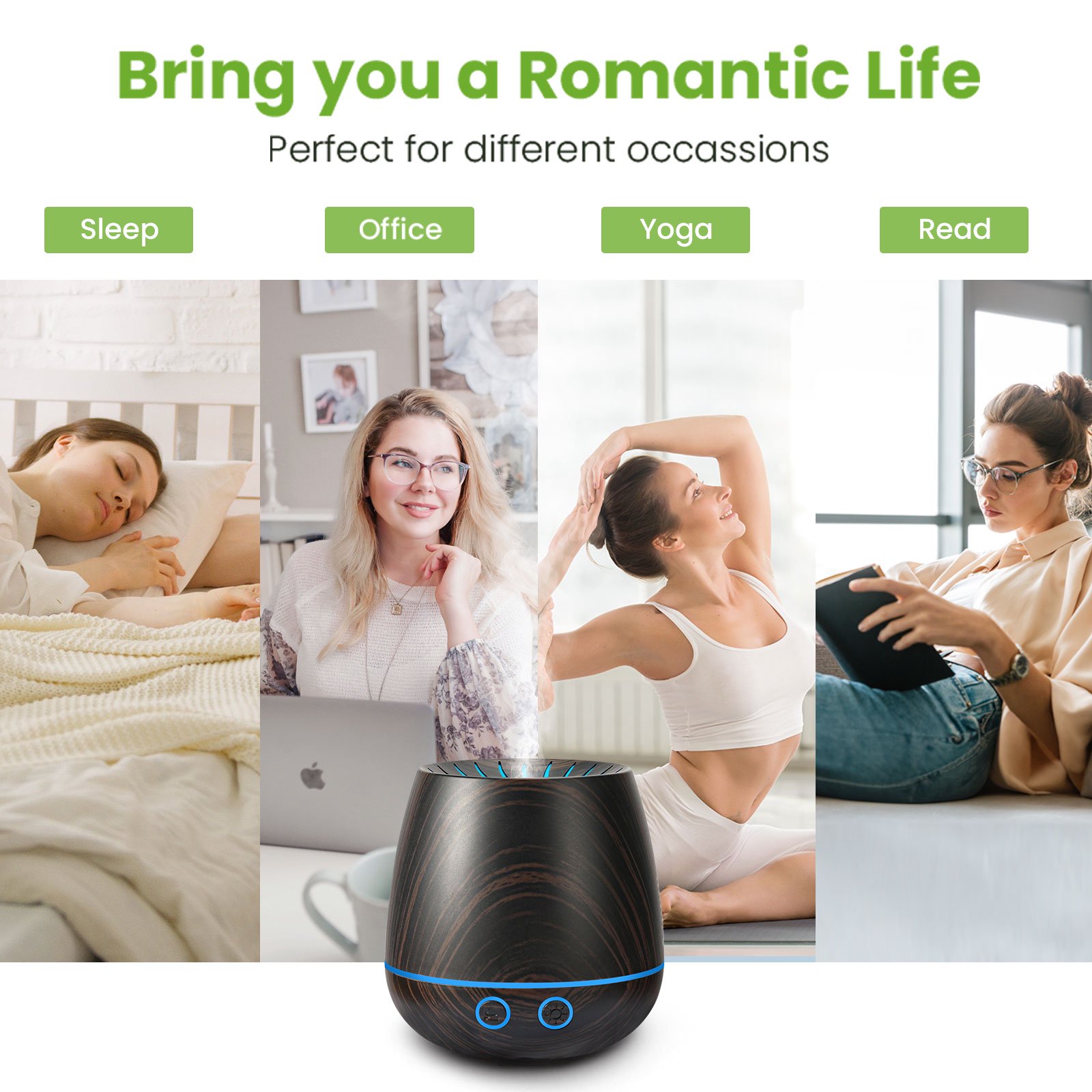 Noahstrong 120ml Essential Oil Diffuser with LED Lights photo 7