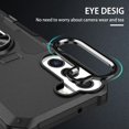 thumbnail image 5 of Allytech for Samsung Galaxy A13 5G Case Heavy Duty Hybrid 360 Rotating Ring Stand Magnetic Kickstand Military Grade Anti-Fall Protection Shockproof Hard Phone Cover, Black, 5 of 10