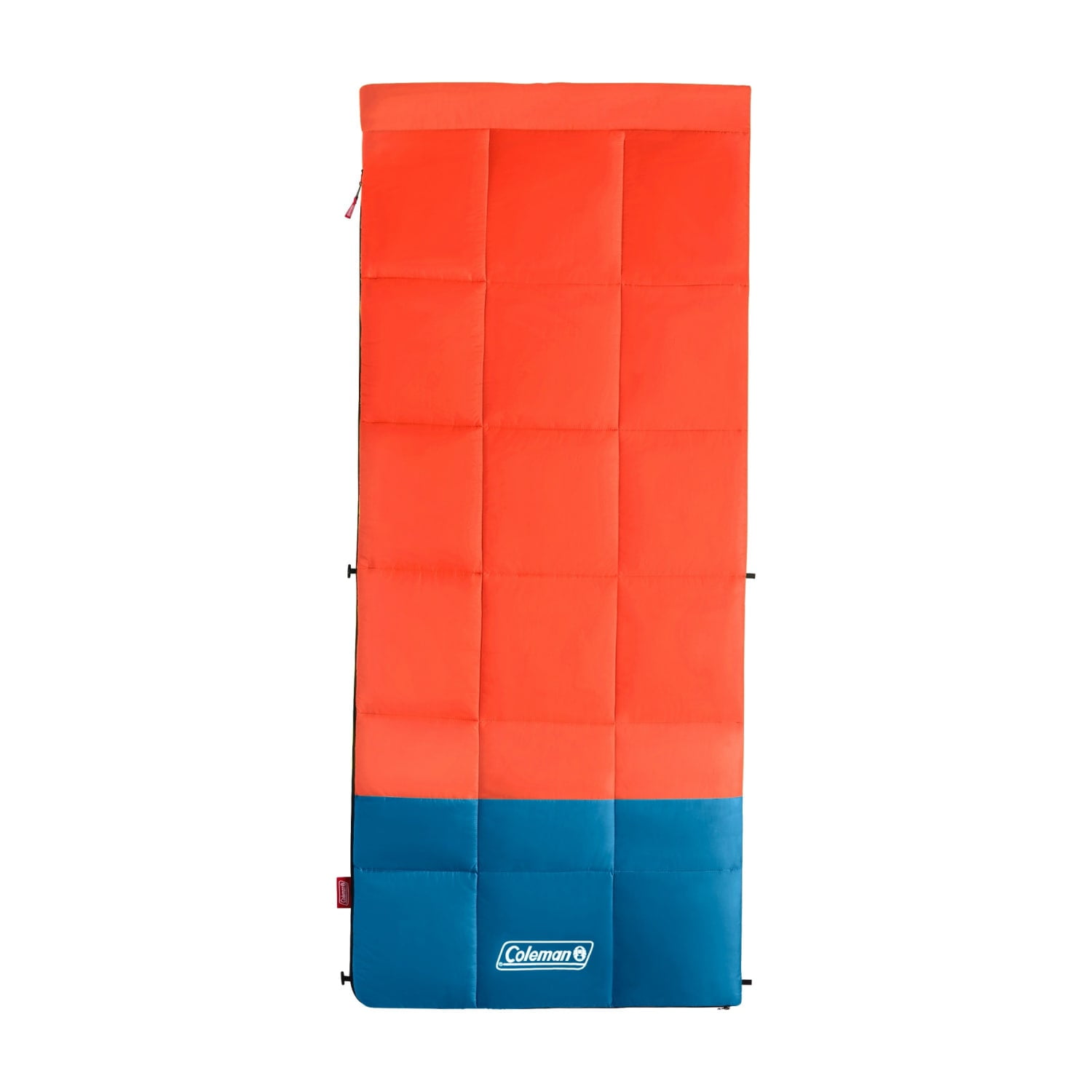 Coleman Kompact 40 Degree F Rectangle Sleeping Bag, Tiger Lily