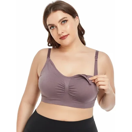 

G.D-1 Maternity Solid Comfortable Wireless Nursing Bra