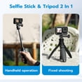 thumbnail image 4 of Trípode para cámara TELESIN Selfie Stick 15-40 cm, extensible, 4 of 8