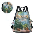 thumbnail image 5 of FORMRS Women's Travel Backpack Purse Anti-Theft Hidden Pockets Casual Shoulder Bag, Blue Sea Boat, 5 of 7