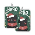 thumbnail image 7 of Yayeee Pot Holders Kitchen Heat Resistant with Pocket 7"x9.8" Cotton Oven Cooking Hot Pads, Christmas Cat, 7 of 7