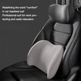 thumbnail image 4 of Lumbar Support Pillow, Detachable Chair Back Support with Convex Design Breathable Memory Foam Cushion for Home Office Car, 4 of 7