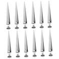 thumbnail image 5 of Beaupretty 10Pcs Leathercraft Rivets Silver Metal Punk Style for Art Making and DIY, 5 of 8