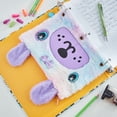 thumbnail image 3 of Pen + Gear 3-Ring, Soft Multi-Color Polyester Plush Puppy Binder Pencil Pouch with Sequin Bow, 3 of 7