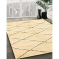 thumbnail image 3 of Ahgly Company Machine Washable Indoor Rectangle Abstract Khaki Gold Area Rugs, 4' x 6', 3 of 7