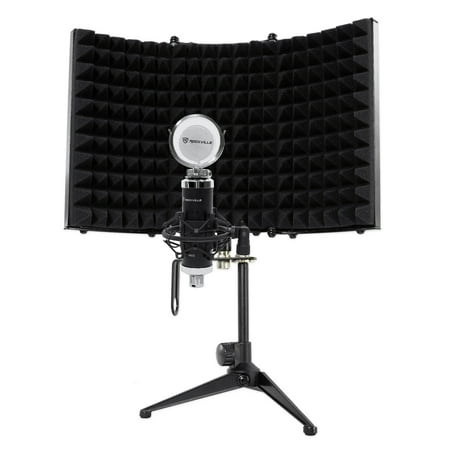 - Rockville RCM03 Pro Studio Recording Condenser Microphone Mic+Shock Mount+Shield