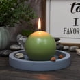 thumbnail image 4 of Zest Candle 2-Piece Ball Candles, 4-Inch, Sage Green, 4 of 7
